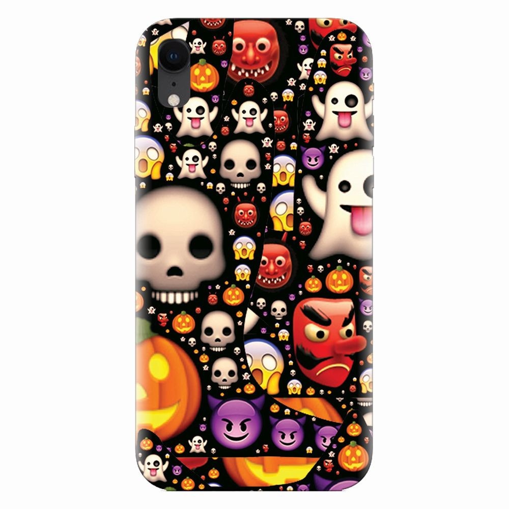 Husa silicon pentru Apple Iphone XR, Emoji Mess