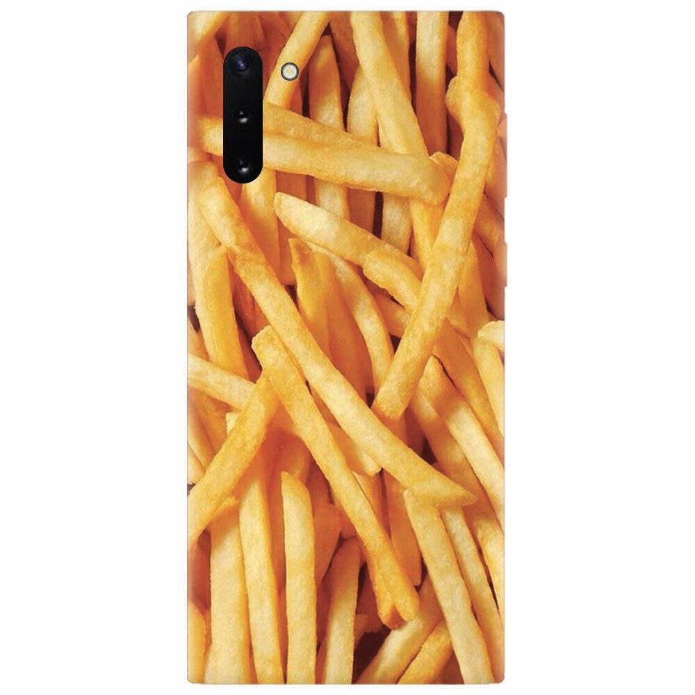 Husa silicon pentru Samsung Galaxy Note 10, Fries