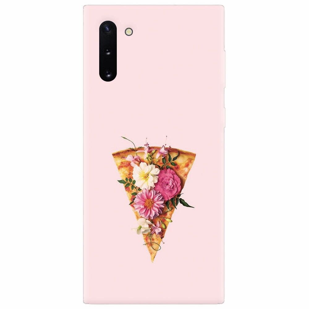 Husa silicon pentru Samsung Galaxy Note 10, Flower Pizza