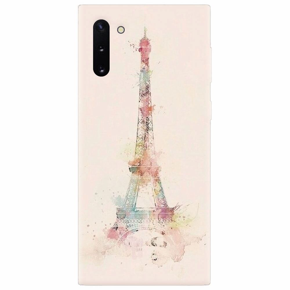 Husa silicon pentru Samsung Galaxy Note 10, Eiffel Tower 001