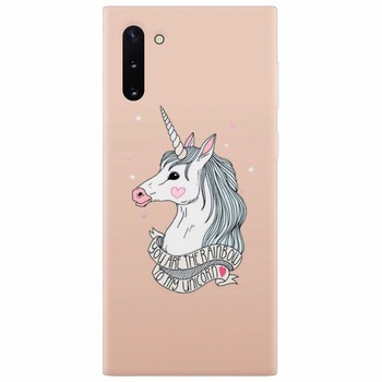 Husa silicon pentru Samsung Galaxy Note 10, Cute Rose Gold Husa silicon pentru Samsung Galaxy Note 10, Cute Rose Gold