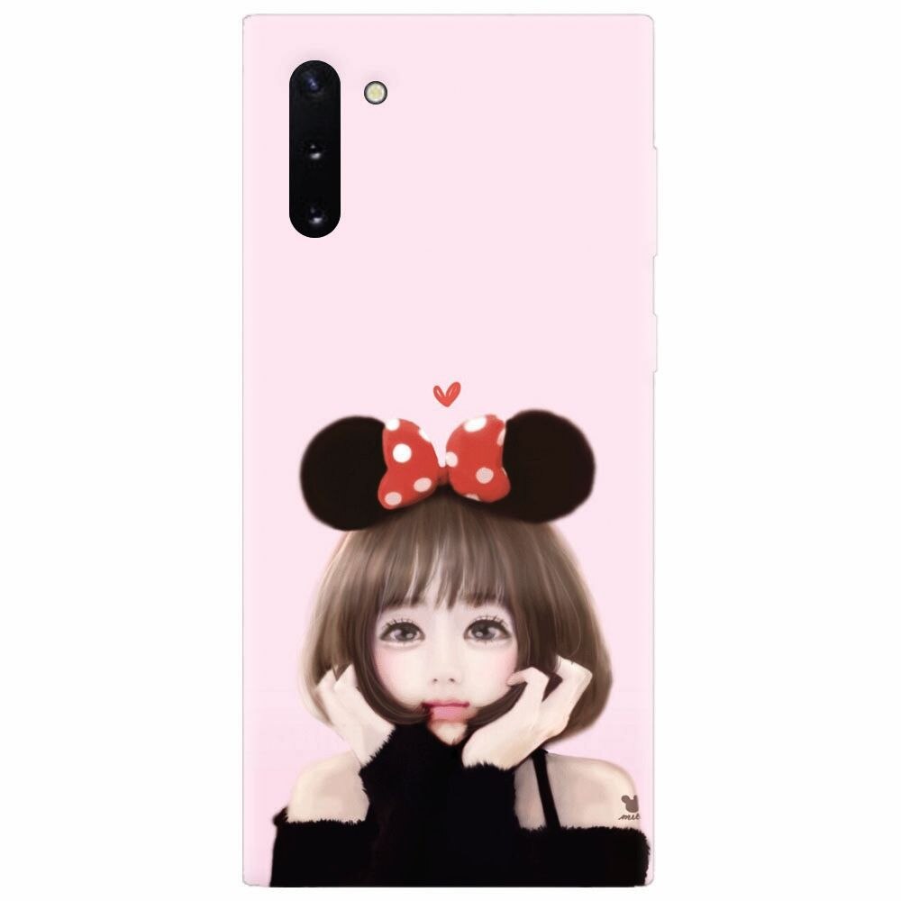 Husa silicon pentru Samsung Galaxy Note 10, Girly 002