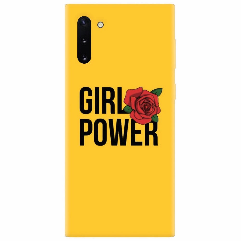 Husa silicon pentru Samsung Galaxy Note 10, Girl Power
