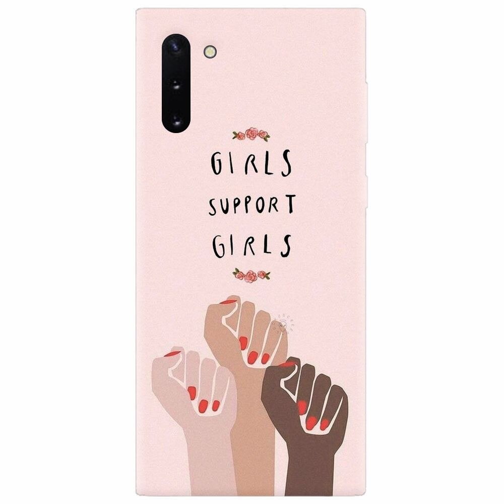 Husa silicon pentru Samsung Galaxy Note 10, Girls Supportgirls