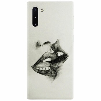 Husa silicon pentru Samsung Galaxy Note 10, Kiss Husa silicon pentru Samsung Galaxy Note 10, Kiss
