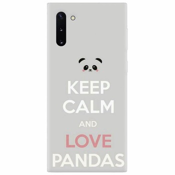 Husa silicon pentru Samsung Galaxy Note 10, Panda Phone Husa silicon pentru Samsung Galaxy Note 10, Panda Phone