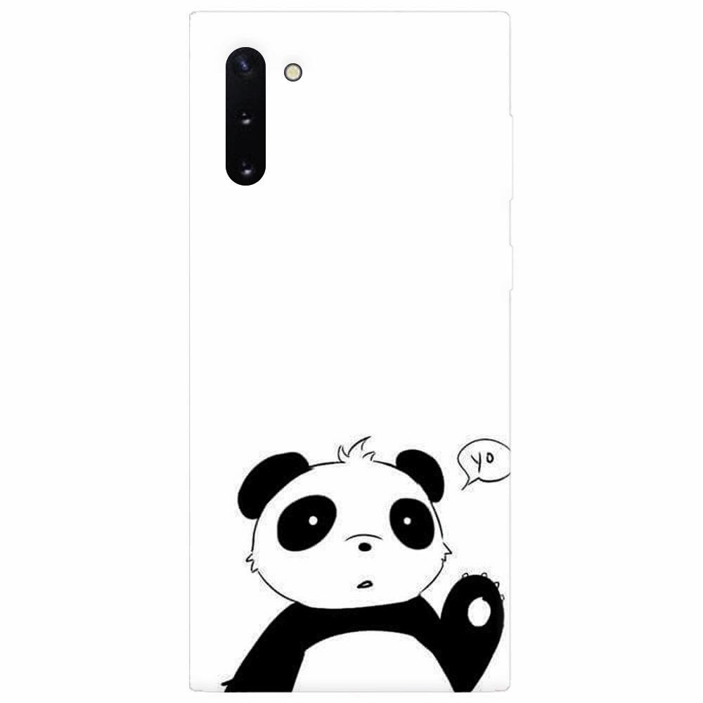 Husa silicon pentru Samsung Galaxy Note 10, Panda Cellphone