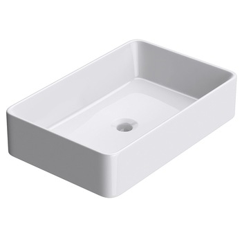 Lavoar EGO-105, 58x38 cm, ceramica sanitara, montaj pe blat, fara gaura baterie Lavoar EGO-105, 58x38 cm, ceramica sanitara, montaj pe blat, fara gaura baterie