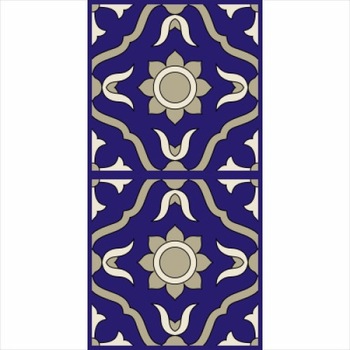 Set stickere autocolante faianta decorativa 20cm x 40cm, model deco albastru 6 Set stickere autocolante faianta decorativa 20cm x 40cm, model deco albastru 6