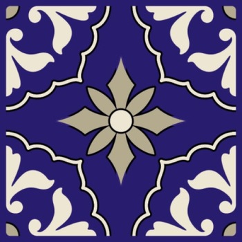 Set stickere autocolante faianta decorativa 20cm x 20cm, model deco albastru 4 Set stickere autocolante faianta decorativa 20cm x 20cm, model deco albastru 4