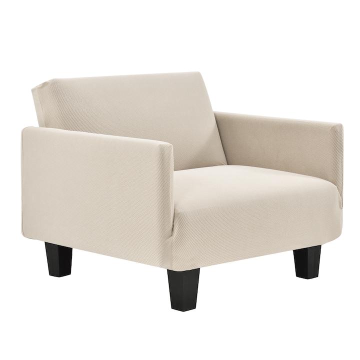 [neu.haus]® Fotel huzat 70-120 cm széles fotelra bútorhuzat stretch bézs