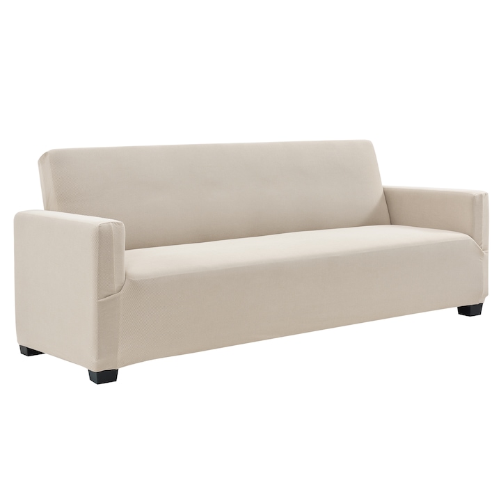 [neu.haus]® Kanapé huzat 140-210 cm széles 3 személyes kanapéra bútorhuzat stretches bézs