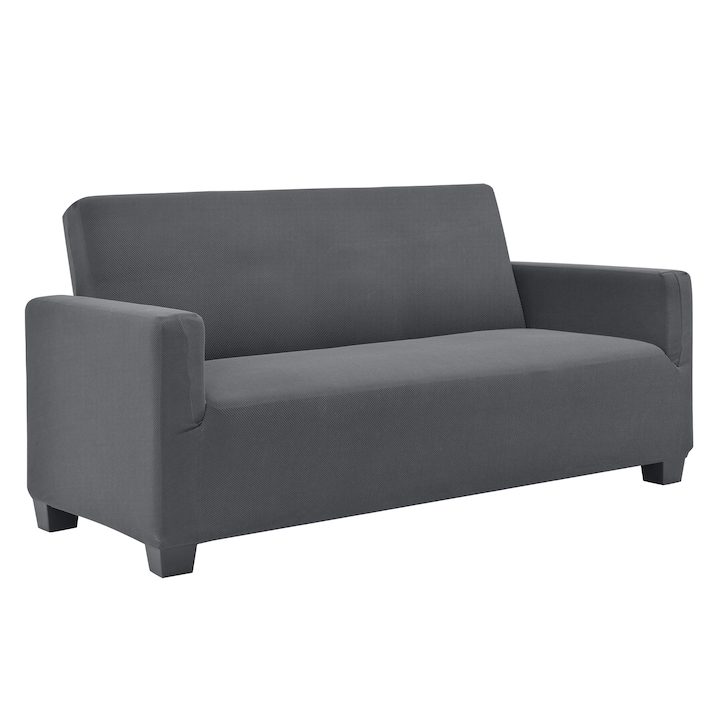 [neu.haus]® Kanapé huzat 120-190 cm széles 2 személyes kanapéra bútorhuzat stretches sötétszürke