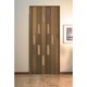Врата, Сгъваема, PVC, Орех, 100х203см, 8 прозореца