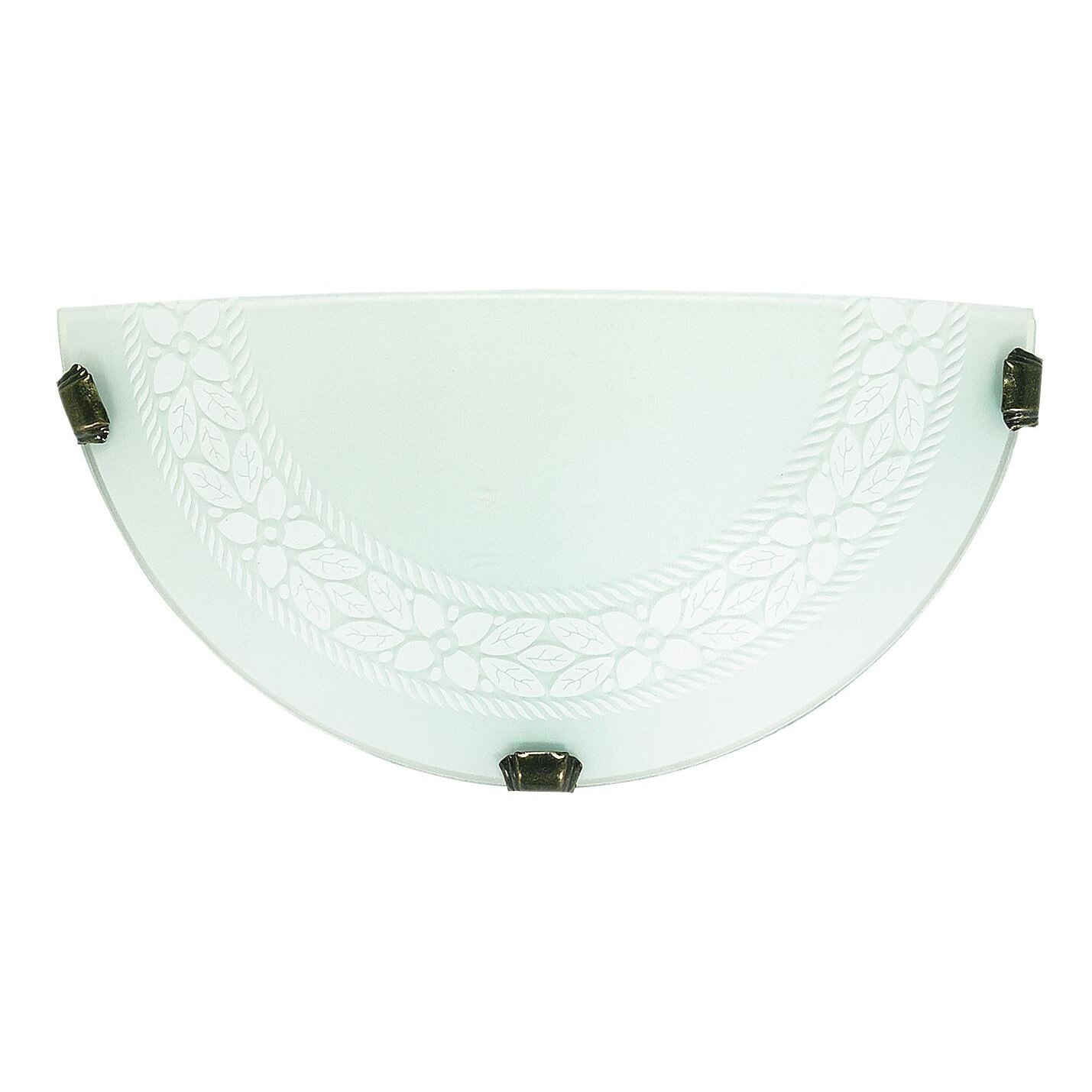 Aplica Lampex K1, E27, 1 x 60 W, Gri/Alb