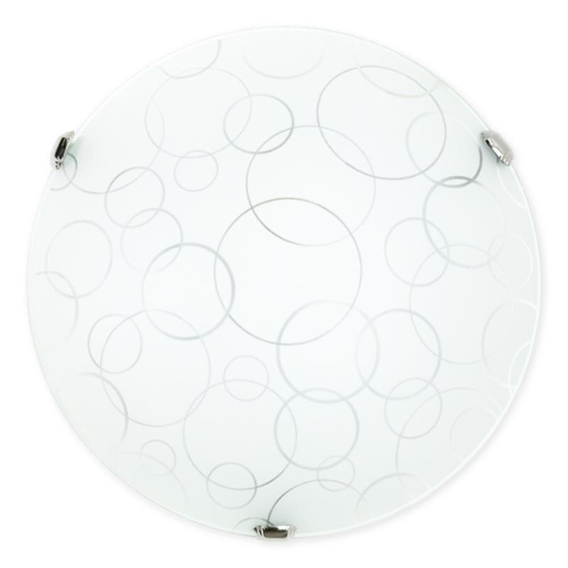 Plafoniera Texas, Lampex, E27, 1 x 60 W, Alb