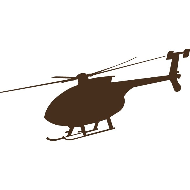 Elicopter - Sticker Decorativ - Choco - 160 x 78 cm