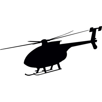 Elicopter - Sticker Decorativ - Negru - 160 x 78 cm Elicopter - Sticker Decorativ - Negru - 160 x 78 cm