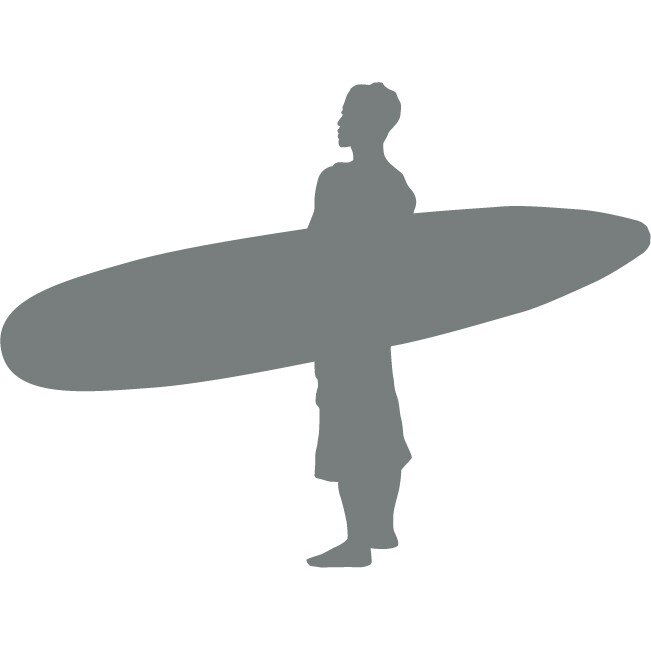 Surful - Sticker Decorativ - Gri Metal - 90 x 68 cm