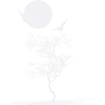 Luna si liliac - Sticker Decorativ - Alb polar - 110 x 137 cm Luna si liliac - Sticker Decorativ - Alb polar - 110 x 137 cm