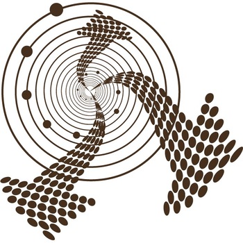 Whirl Arrow - Sticker Decorativ - Choco - 110 x 108 cm Whirl Arrow - Sticker Decorativ - Choco - 110 x 108 cm