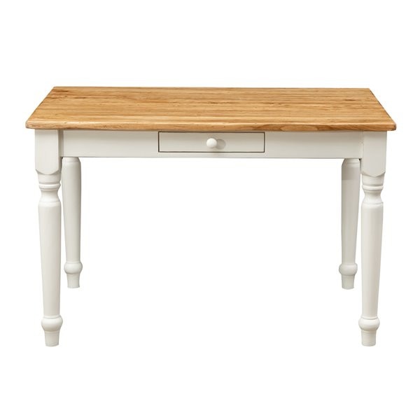 Masa fixa cu 1 sertar, Mobila lemn masiv , TUSCAN FURNITURE, Lemn masiv, 120 x 80 x80 cm