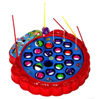Joc de pescuit, Zola, jucarie distractiva cu 5 undite si 21 de pestisori Joc de pescuit, Zola, jucarie distractiva cu 5 undite si 21 de pestisori