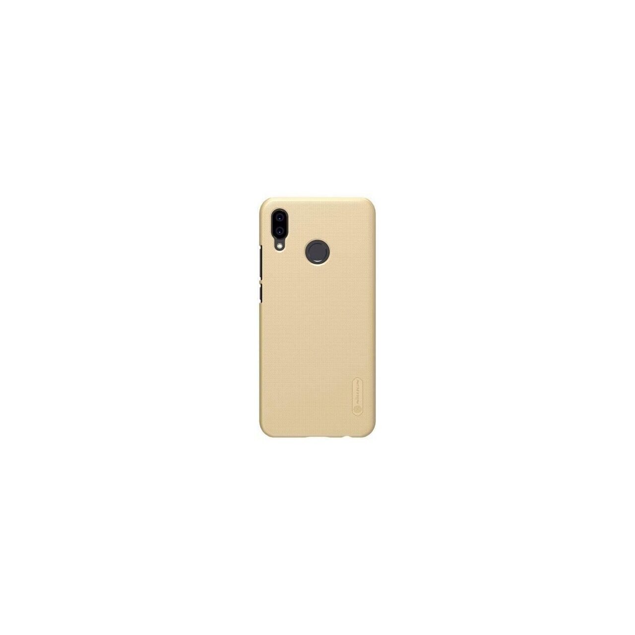 Husa Nillkin Super Frosted Shield Aurie + Folie Sticla Pentru Huawei P20 Lite