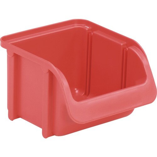 Cutie organizare/depozitare 100 mm x 75 mm x 115 mm, rosie