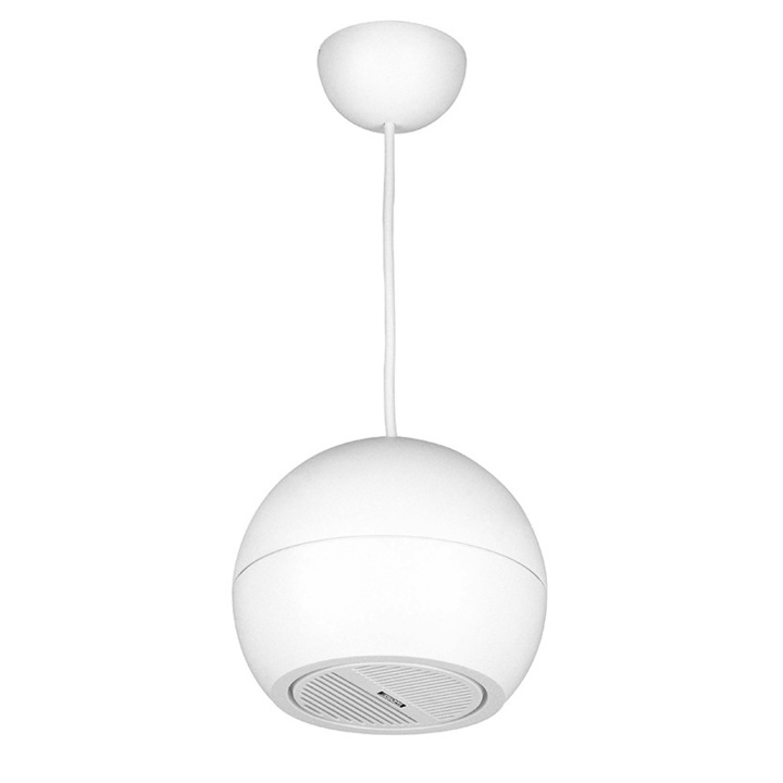 Difuzor sferic suspendat tip pendant 30W pe 100V DSPPA DSP107 cu terminale multiple (8-30W)