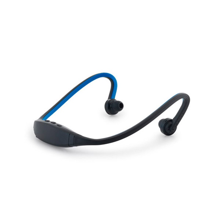 Casti sport cu Bluetooth albastru/negru