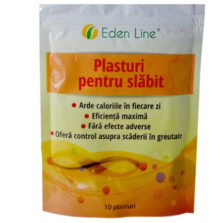 Plasturi Pentru Slabit Edenline 10 Plasturi Cutie Emag Ro