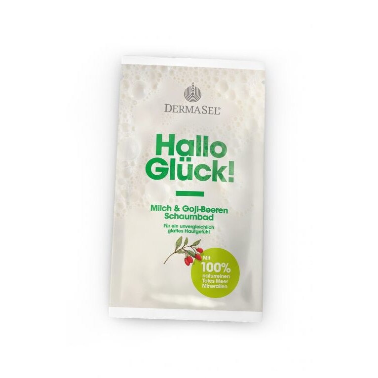 Spuma de baie cu Lapte, fructe Goji si coacaze, Dermasel, 40 ml