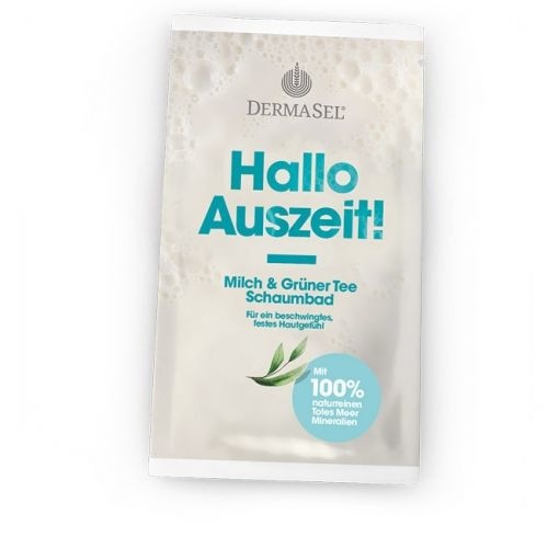 Spuma de baie cu Lapte, Ceai verde, Dermasel, 40 ml