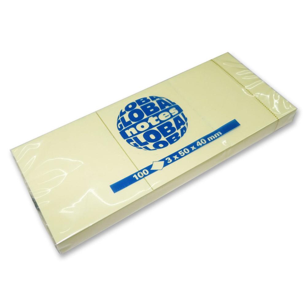 Notes autoadeziv 50x40 galbe 3/set