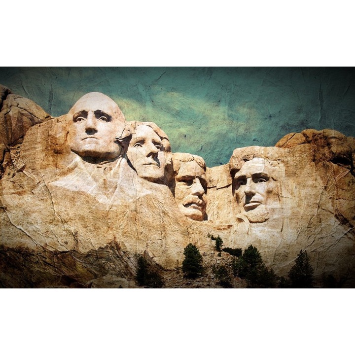 Fototapet autoadeziv Canvas Rushmore, 100x70 cm