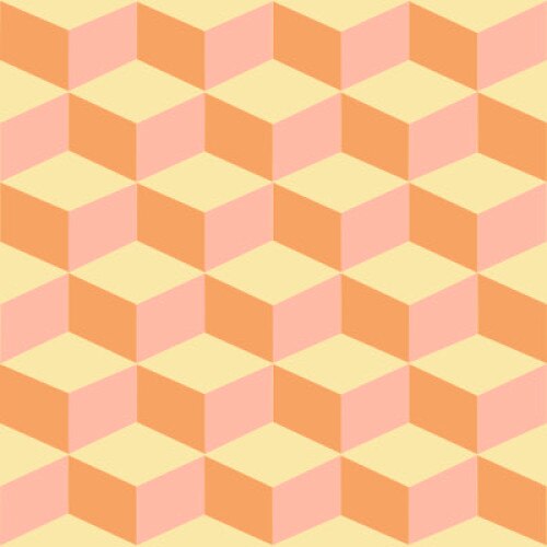 Set stickere autocolante faianta decorativa 15cm x 15cm, model decorativ portocaliu 2