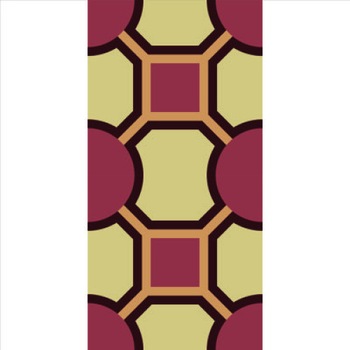 Set stickere autocolante faianta decorativa 20cm x 40cm model decorativ galben cu visiniu Set stickere autocolante faianta decorativa 20cm x 40cm model decorativ galben cu visiniu