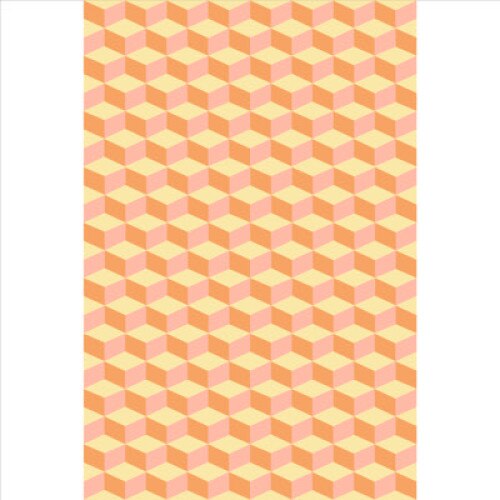 Set stickere autocolante faianta decorativa 20cm x 30cm, model decorativ portocaliu 2