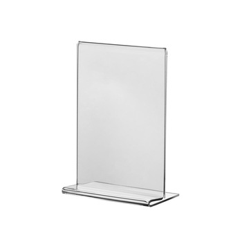 Suport meniu tip T, A4 (210x297mm), transparent Suport meniu tip T, A4 (210x297mm), transparent