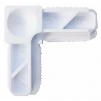 Coltar din plastic pentru profil plase insecte, Coltare plasa tantari ( Alb ) Coltar din plastic pentru profil plase insecte, Coltare plasa tantari ( Alb )