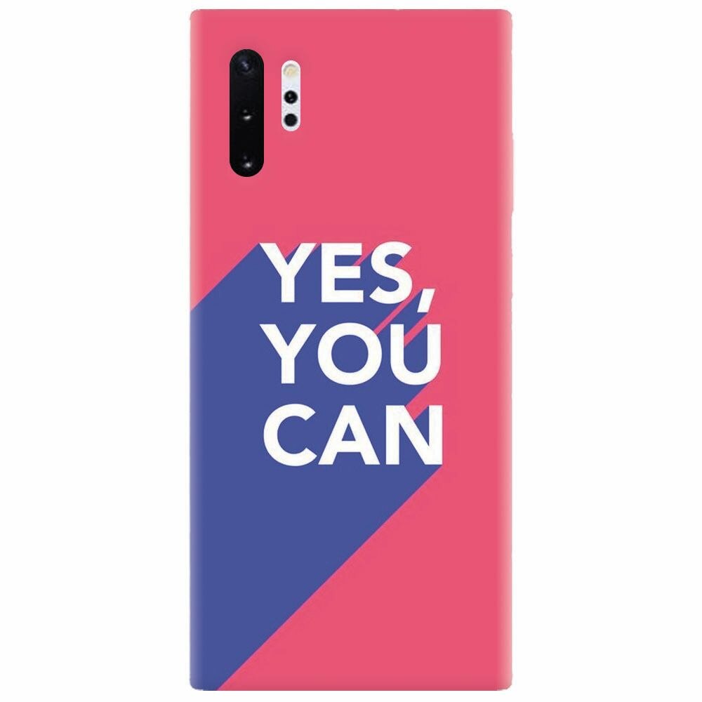 Husa silicon pentru Samsung Galaxy Note 10 Plus, Yes You Can