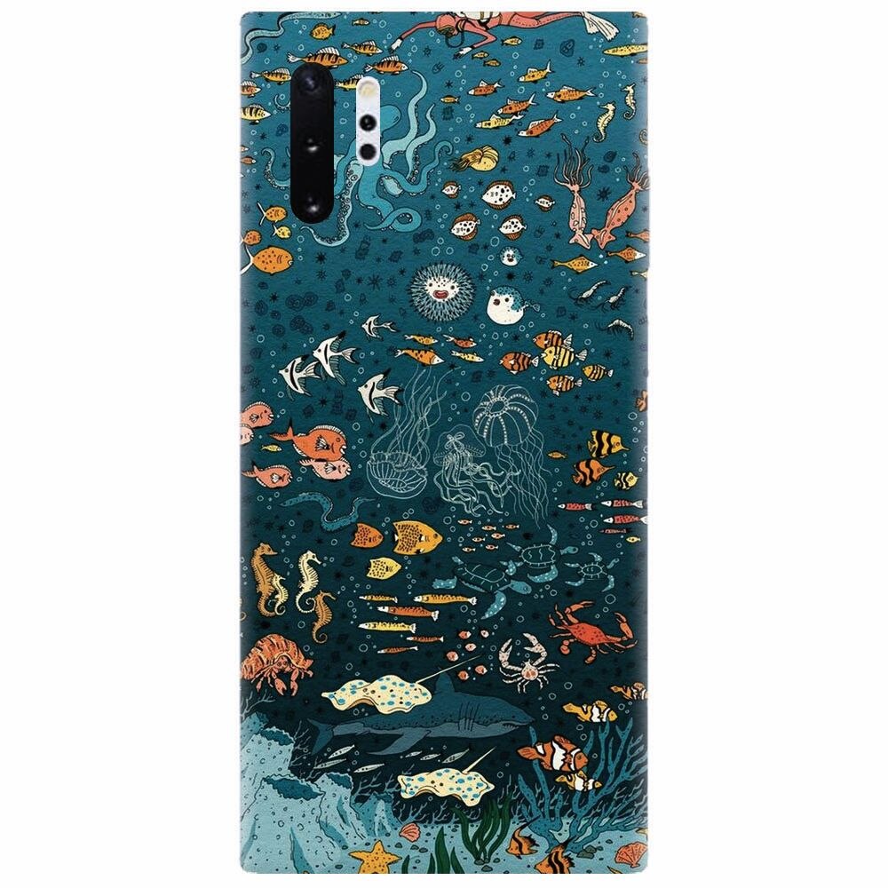 Husa silicon pentru Samsung Galaxy Note 10 Plus, Under The Sea