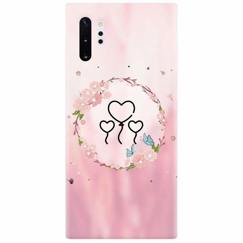 Husa silicon pentru Samsung Galaxy Note 10 Plus, Heart Baloons