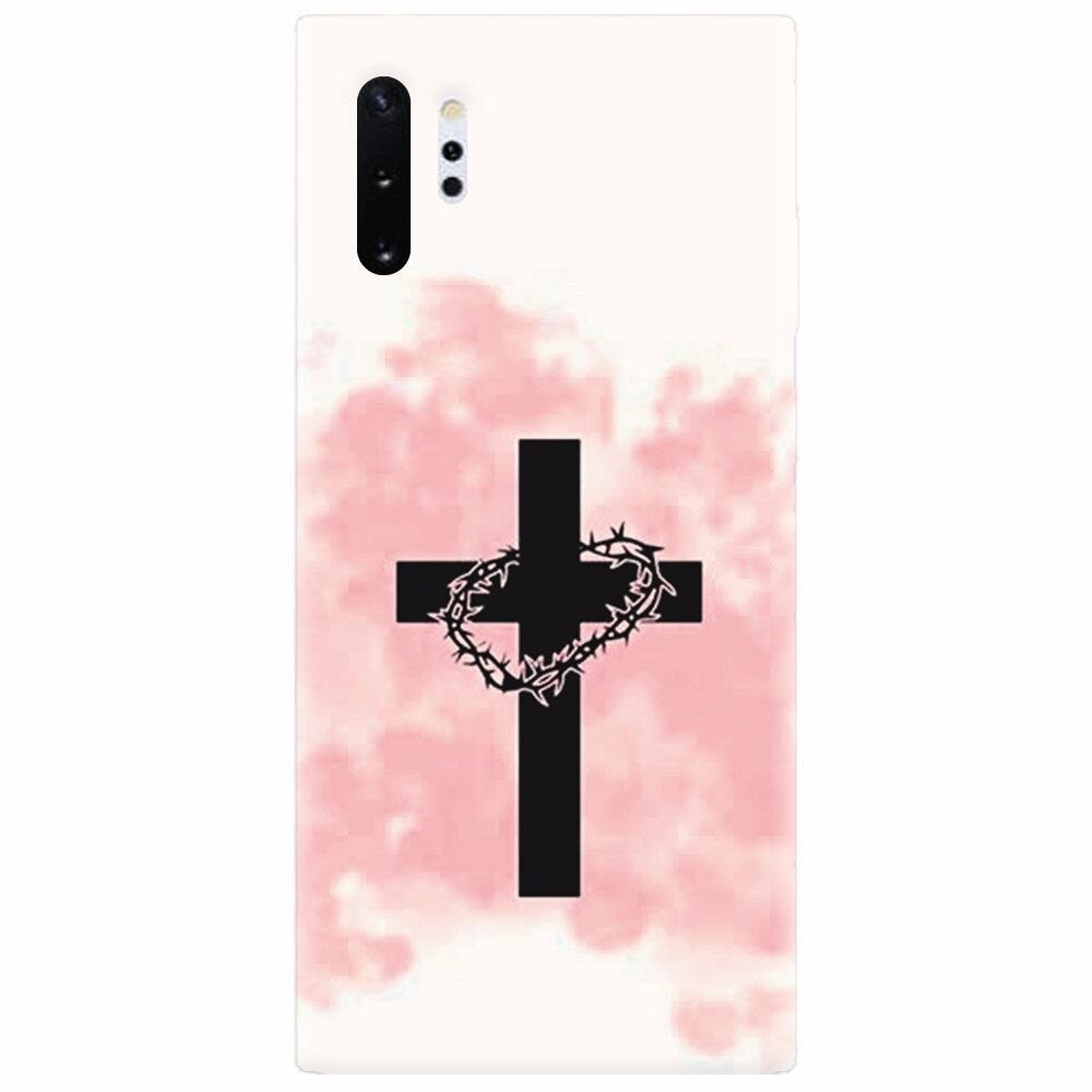 Husa silicon pentru Samsung Galaxy Note 10 Plus, Cross