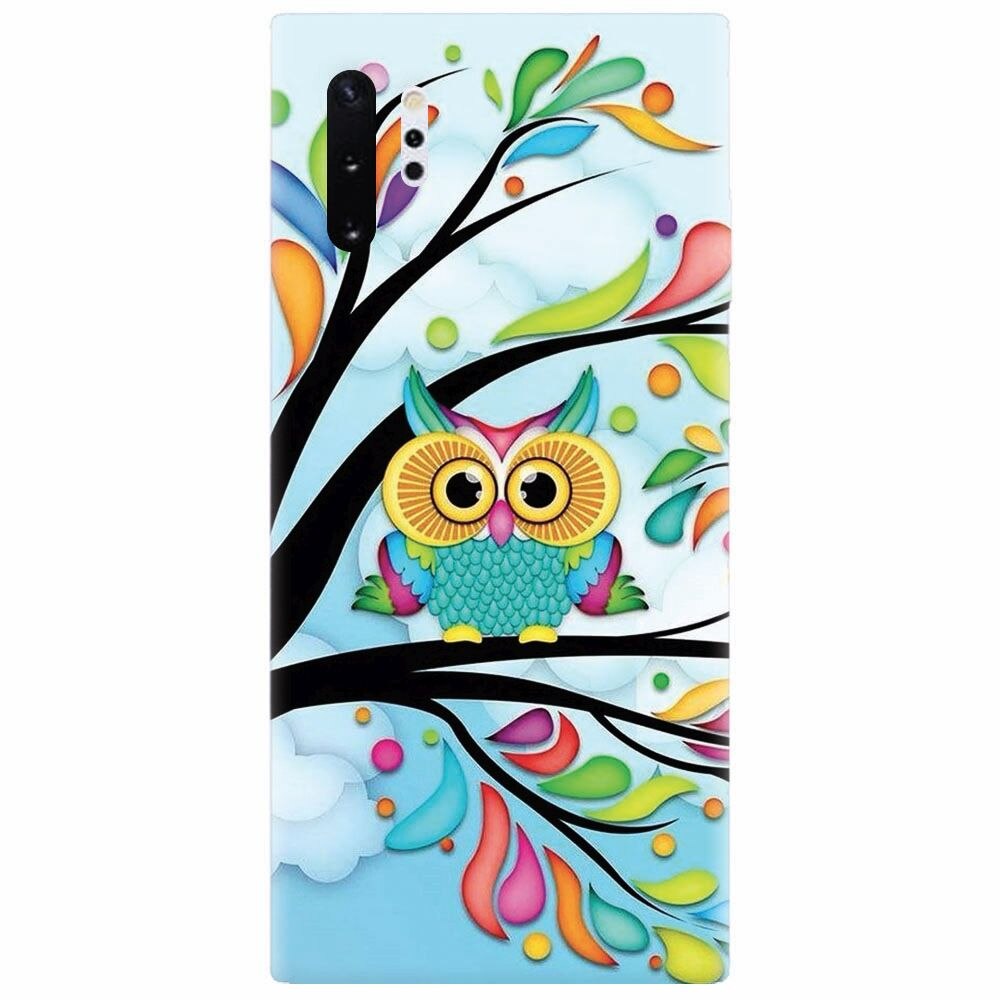 Husa silicon pentru Samsung Galaxy Note 10 Plus, Owl 101
