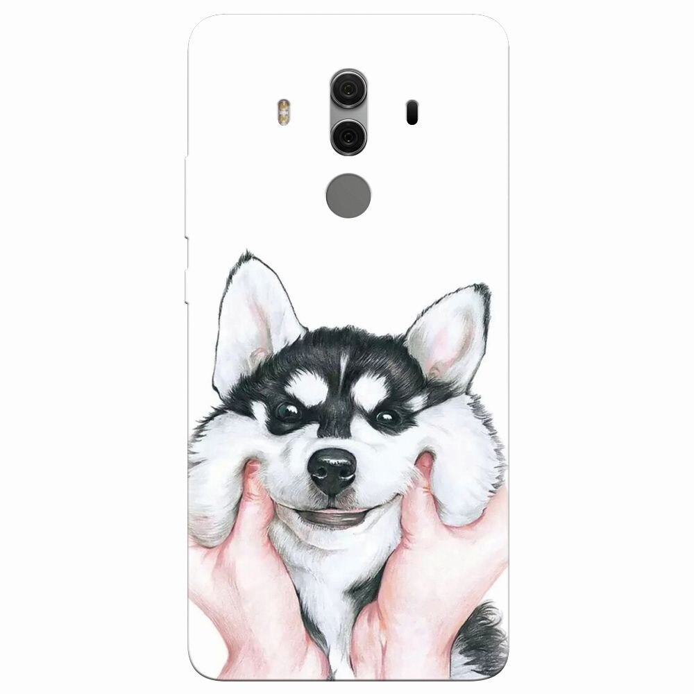 Husa silicon pentru Huawei Mate 10 Pro, Cute Dog 1.