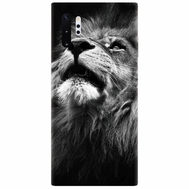 Силиконов калъф за Samsung Galaxy Note 10 Plus, Majestic Lion Portrait