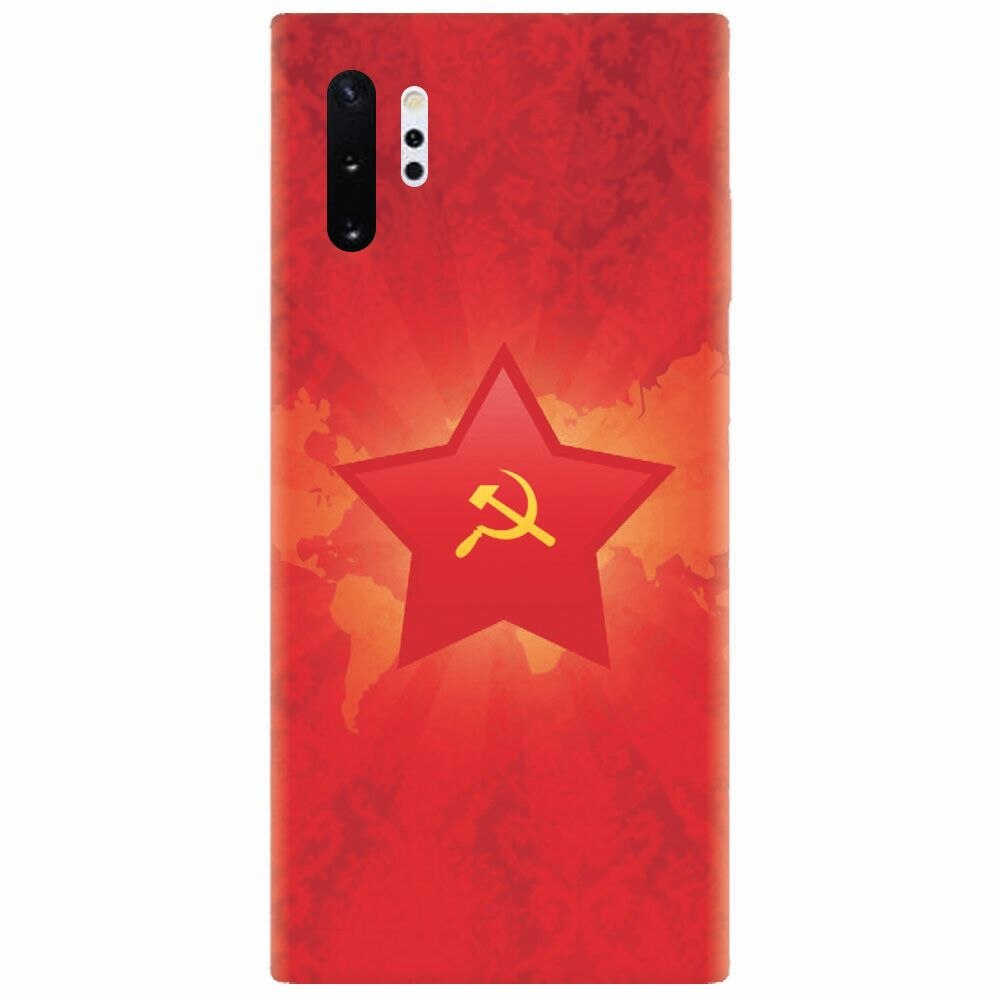 Husa silicon pentru Samsung Galaxy Note 10 Plus, Soviet Union