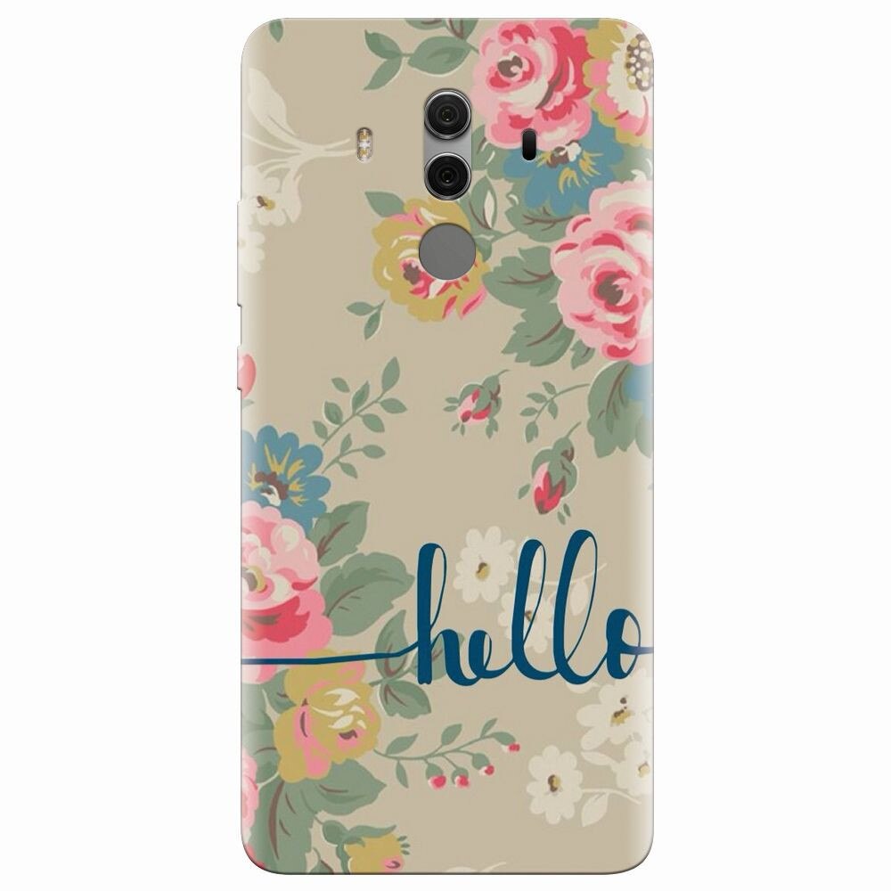 Husa silicon pentru Huawei Mate 10 Pro, Cute Flower Phone
